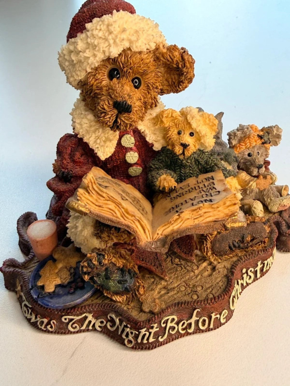 Vintage 1998 Boyds Bears Alexis Bearinsky The Night Before Christmas sku13